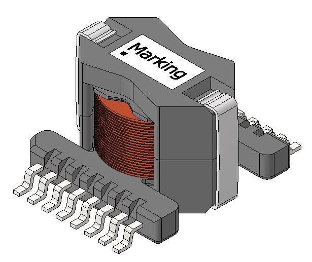 Flyback transformer for TPS7H5020-SP/-SEP family.