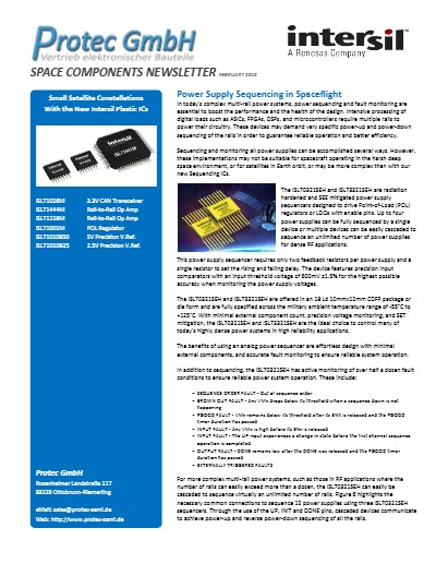 RadHard Power Sequencer Intersil / Renesas