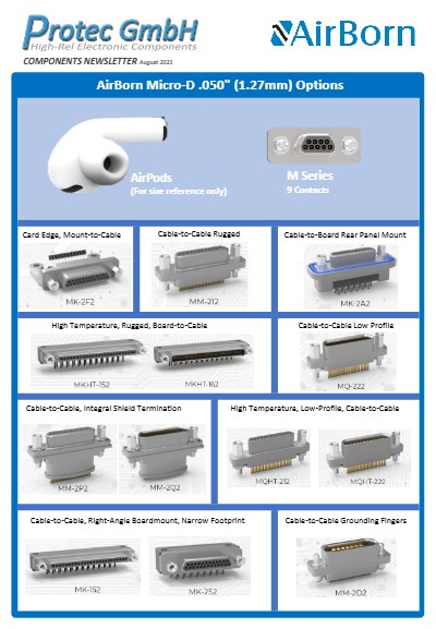 AirBorn Micro D Connector Options