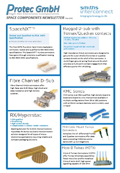 smiths interconnect RF Connectors Solutions for Space Applications