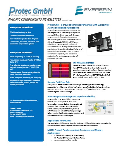 Avionic News everspin MRAM Januar 2015