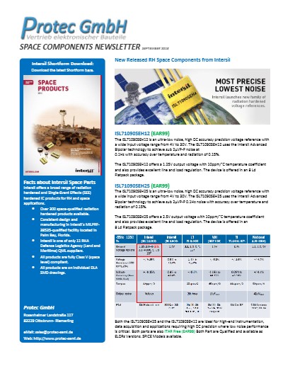 Voltage Reference for Space Applications Septembert 2013